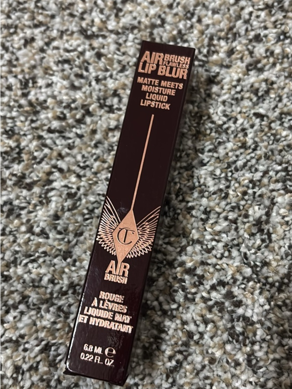 Charlotte Tilbury Airbrush Lip Blur Liquid Lipstick - Rosey Nude